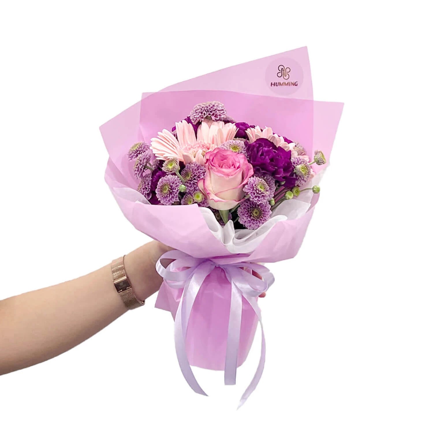 Tickled Pink Hand Bouquet