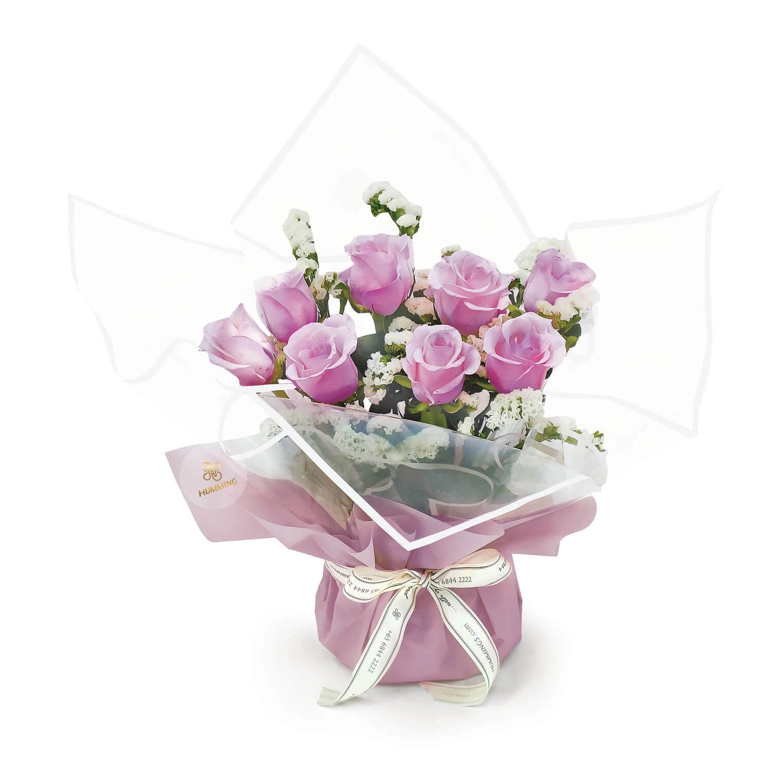 Purple Rose Reverie Hand Bouquet