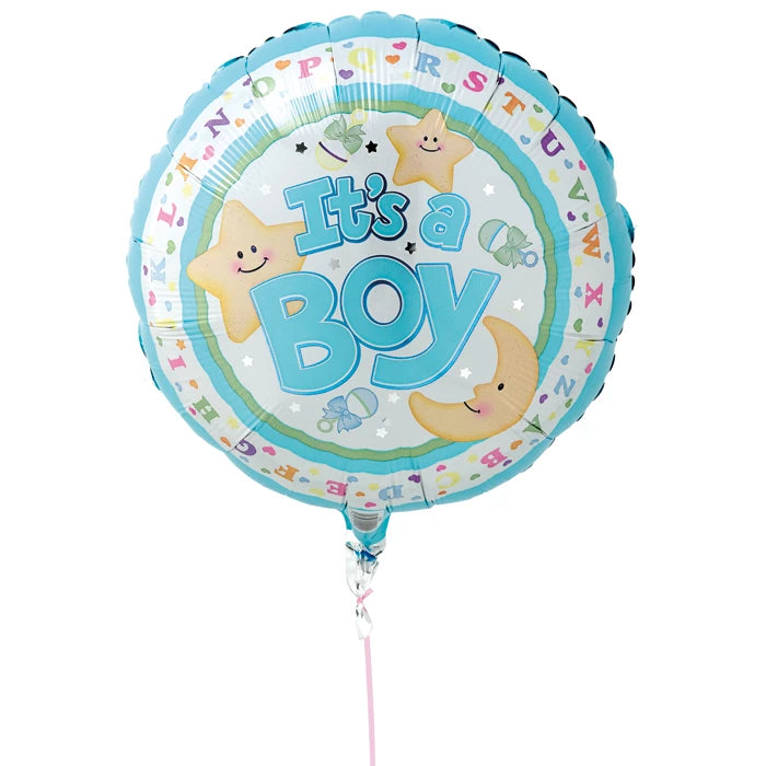 18" BABY BOY FOIL BALLOON (Assorted Design)