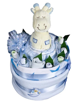 Baby Boy Nappy Cake