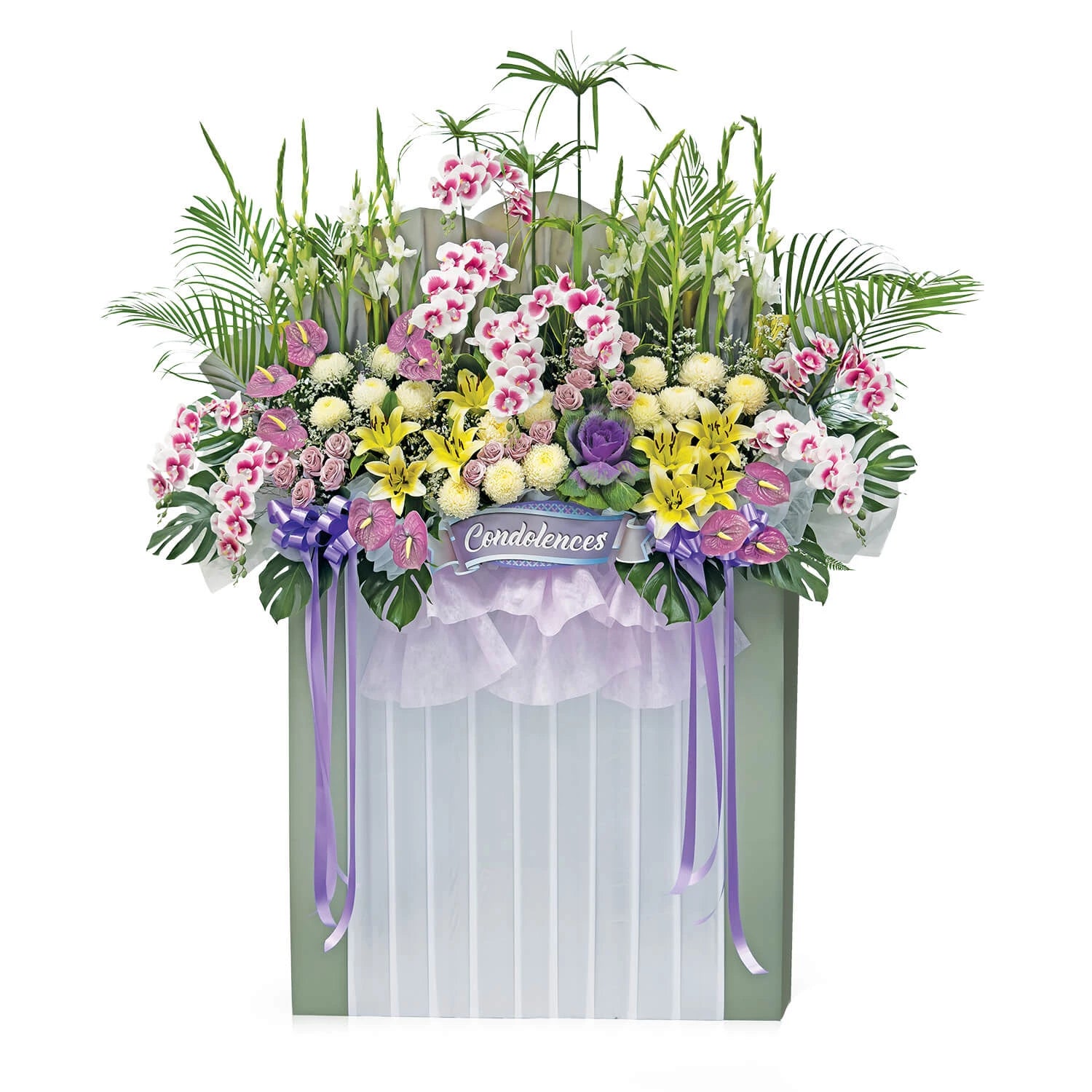 Heaven's Veil Condolence Wreath