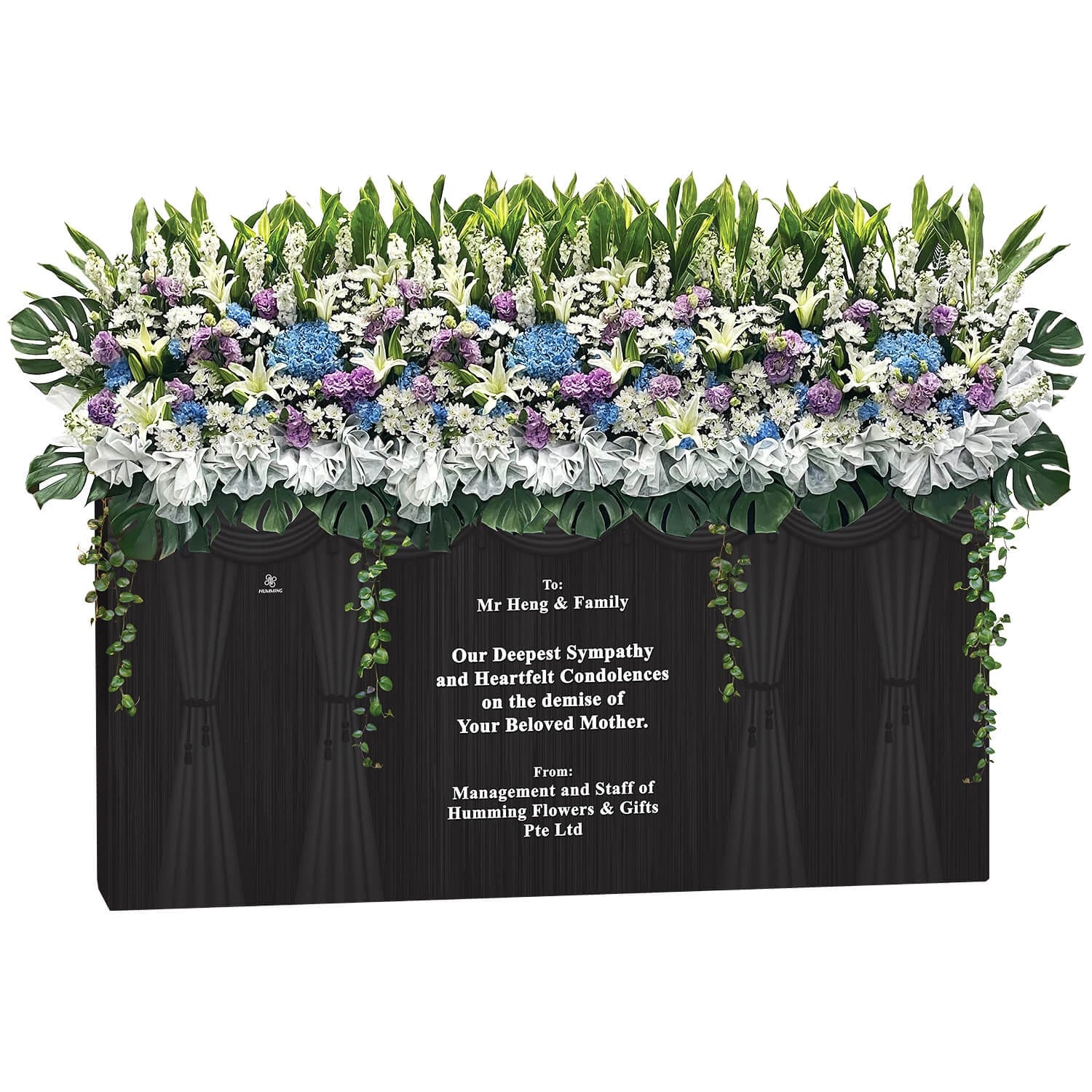 Dignified Farewell Condolence Wreath (w:380cm)