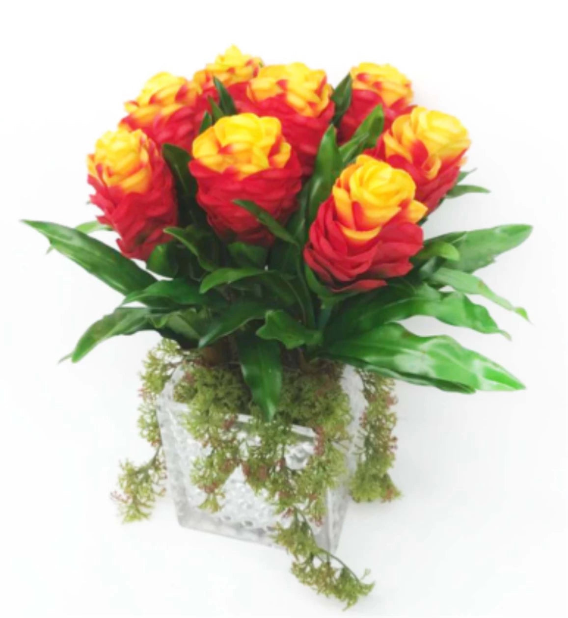 Ample Elegance Artificial Flowers Table Arrangement