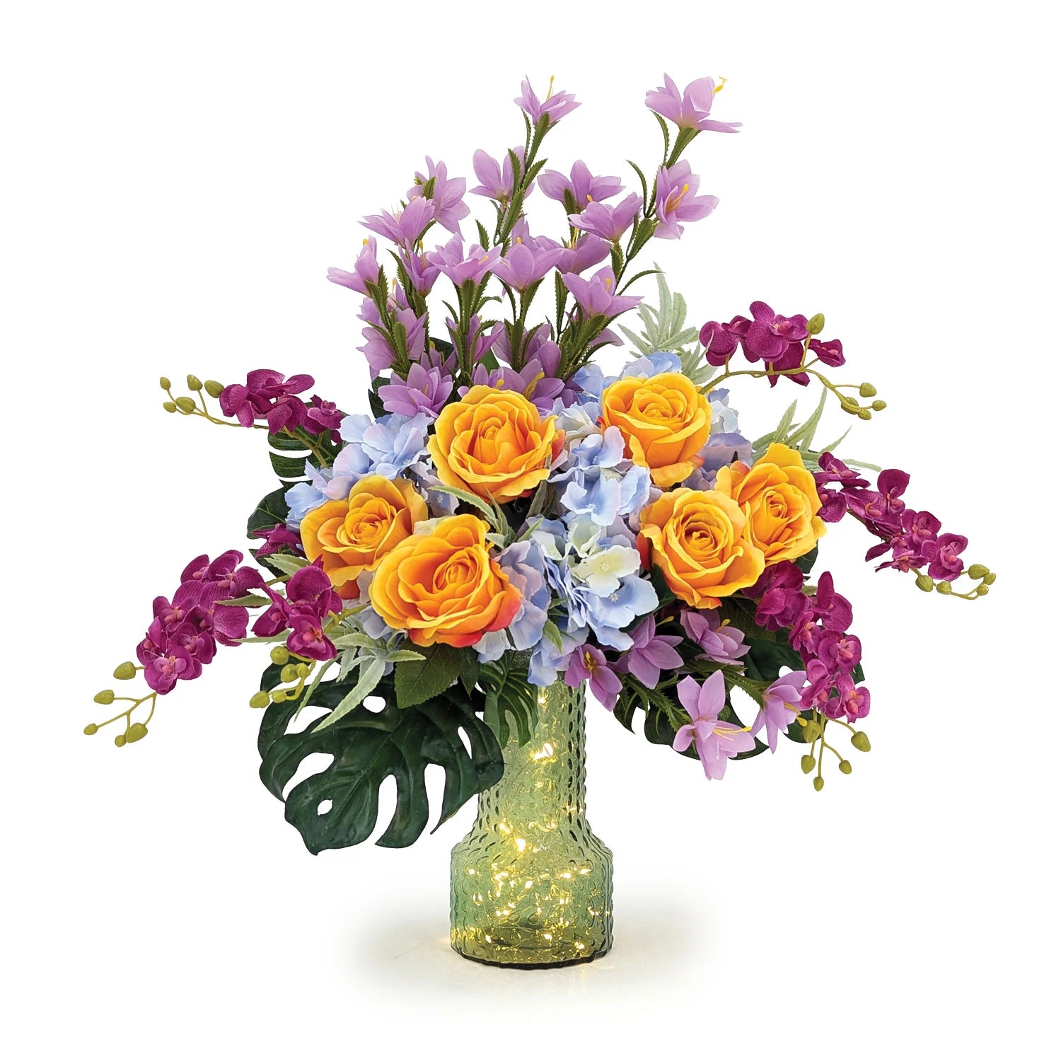 Lantern Bloom Artificial Floral Arrangement