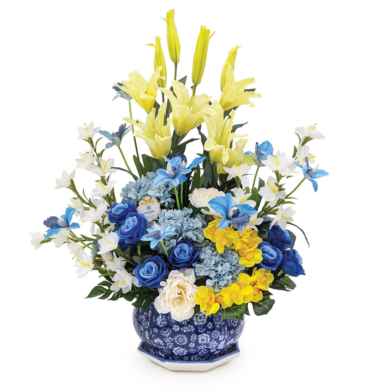 Azure Dynasty Artificial Floral Arrangement