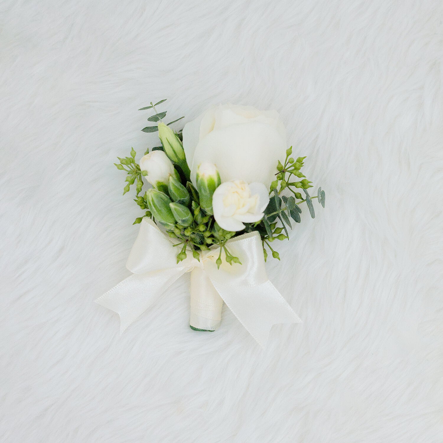 Groom's Boutonniere Vanilla
