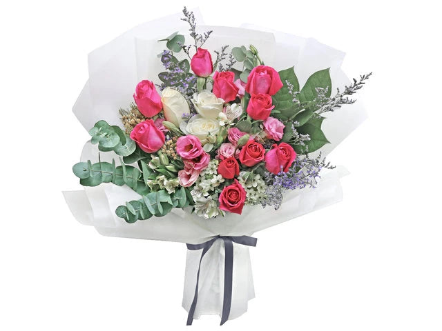 French Style Rose Hand Bouquet