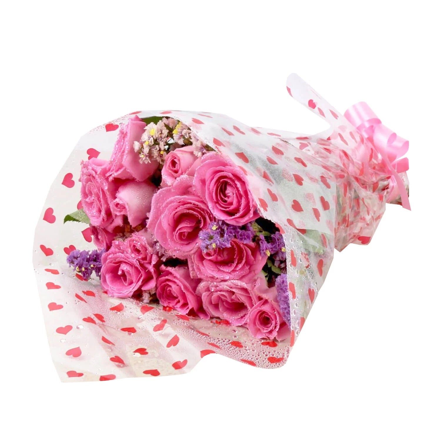 Delight Pink Roses Hand Bouquet