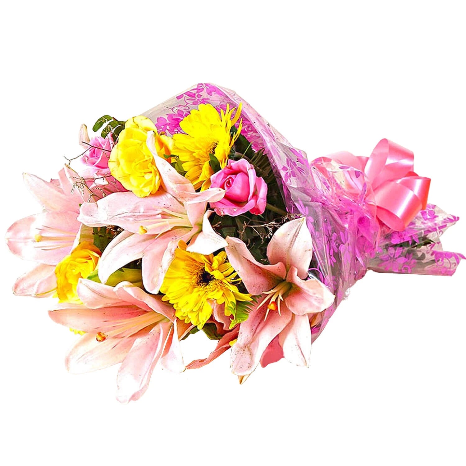 Exotic Seasonal Flowers Hand Bouquet