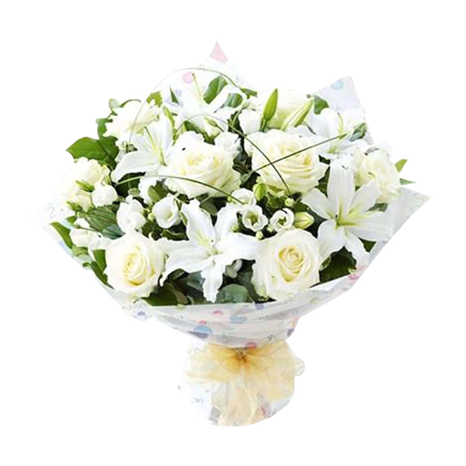 White Flowers Condolence Bouquet