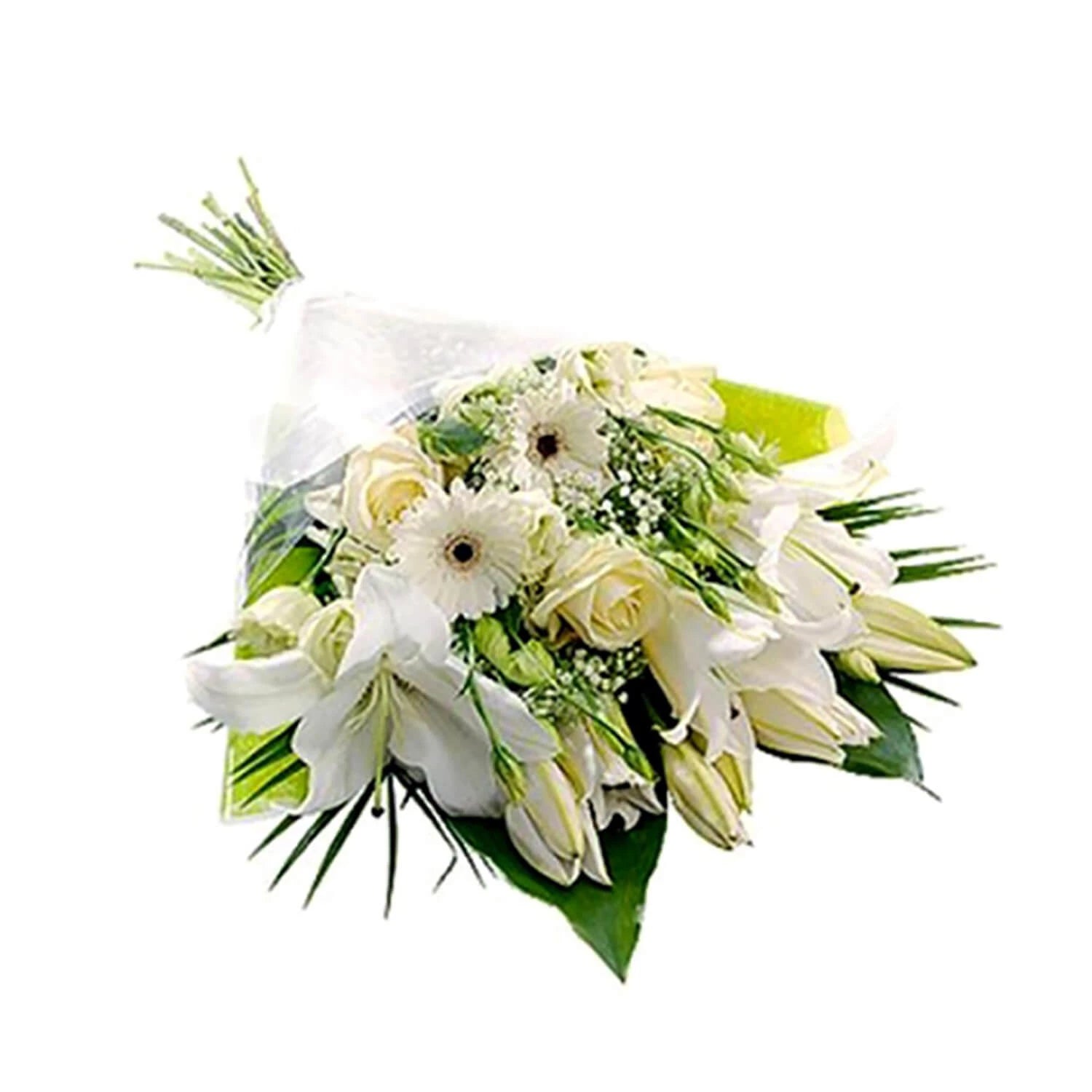 White Flowers Condolence Bouquet