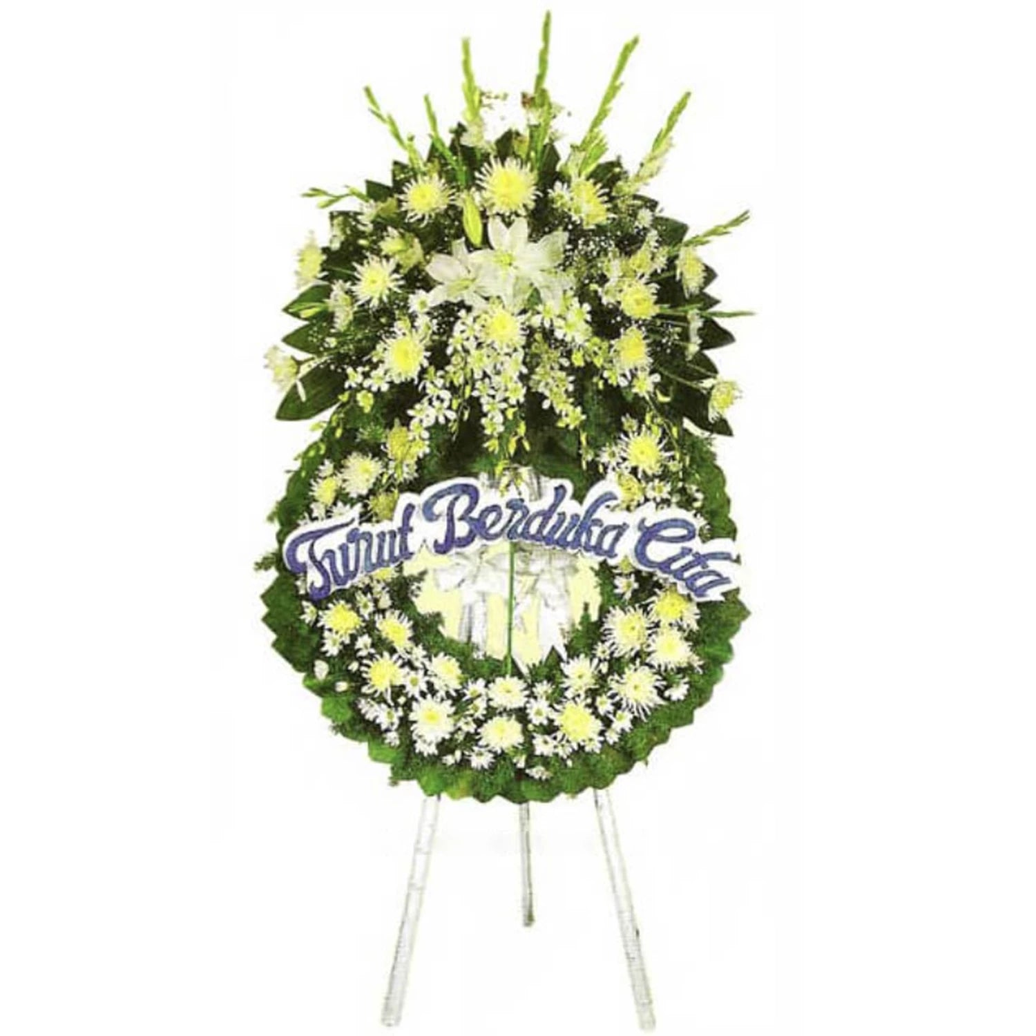 Shining Farewell Condolence Wreath