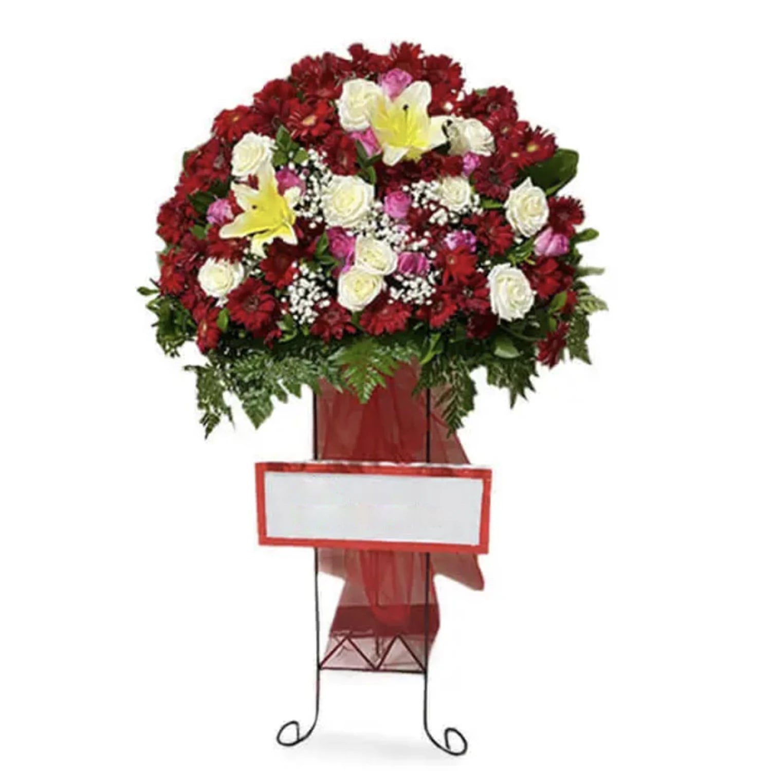 Congratulations Partner! Flowers Stand