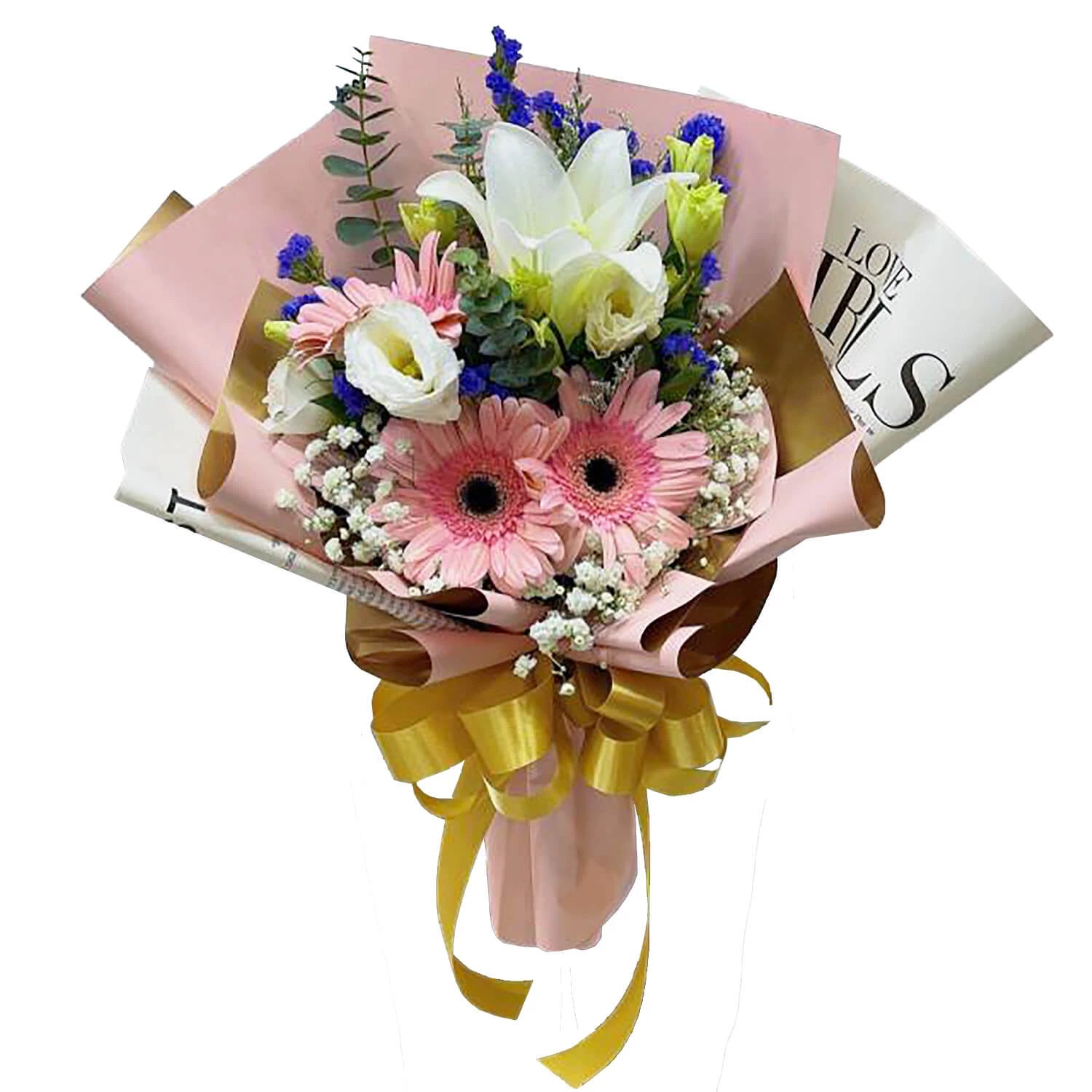 Lily Serenity Hand Bouquet