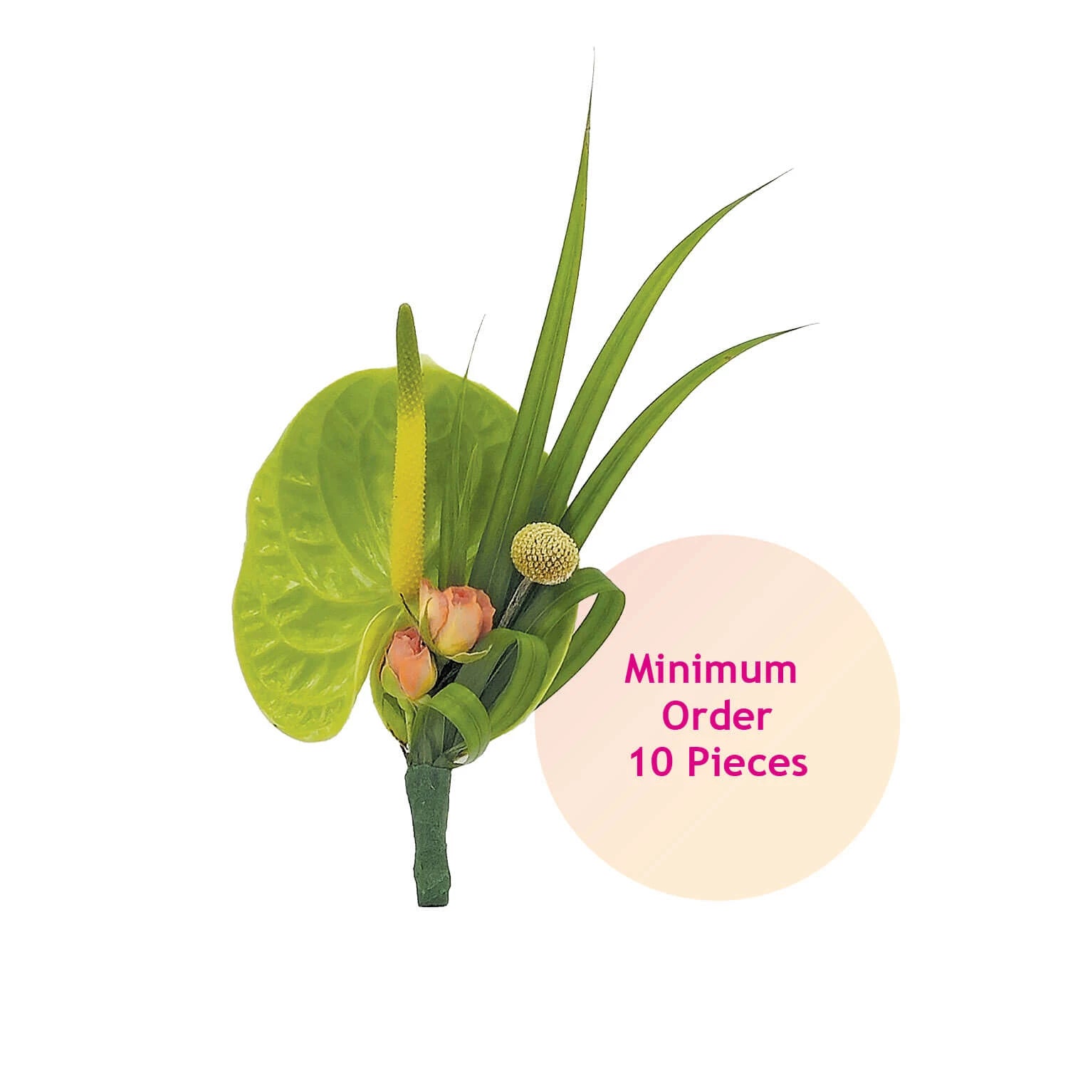 VIP Corsage Grand Opening - Rose Spray with Anthurium