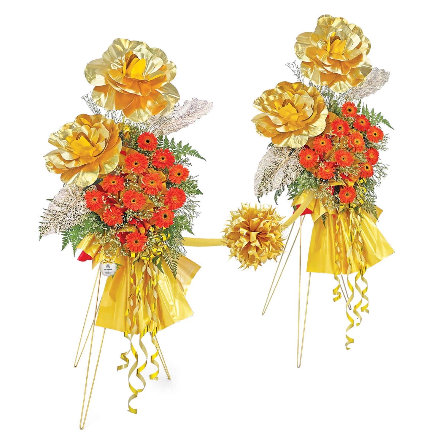 Golden Opening Congratulatory Flowers