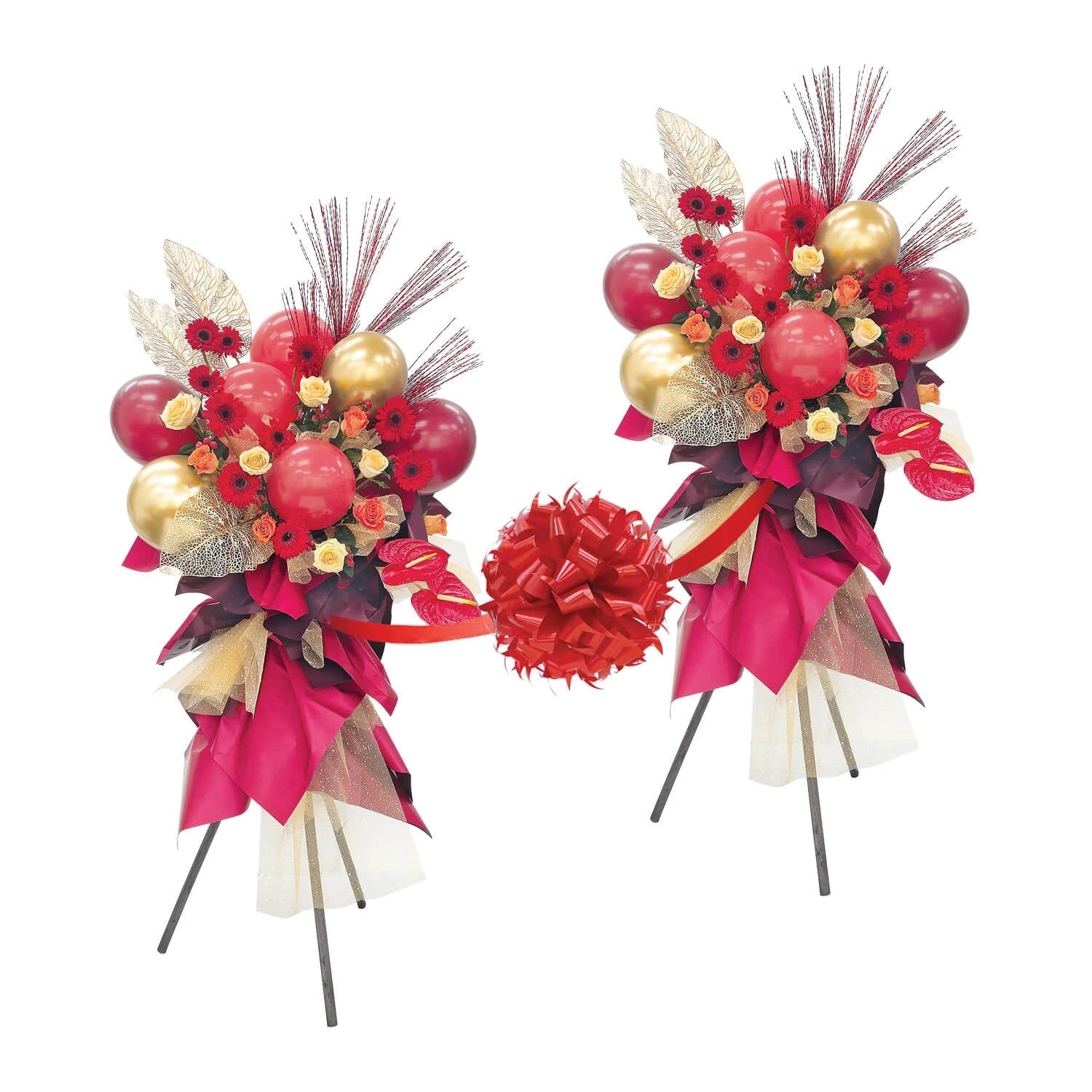 Rosy Opening Congratulatory Flowers