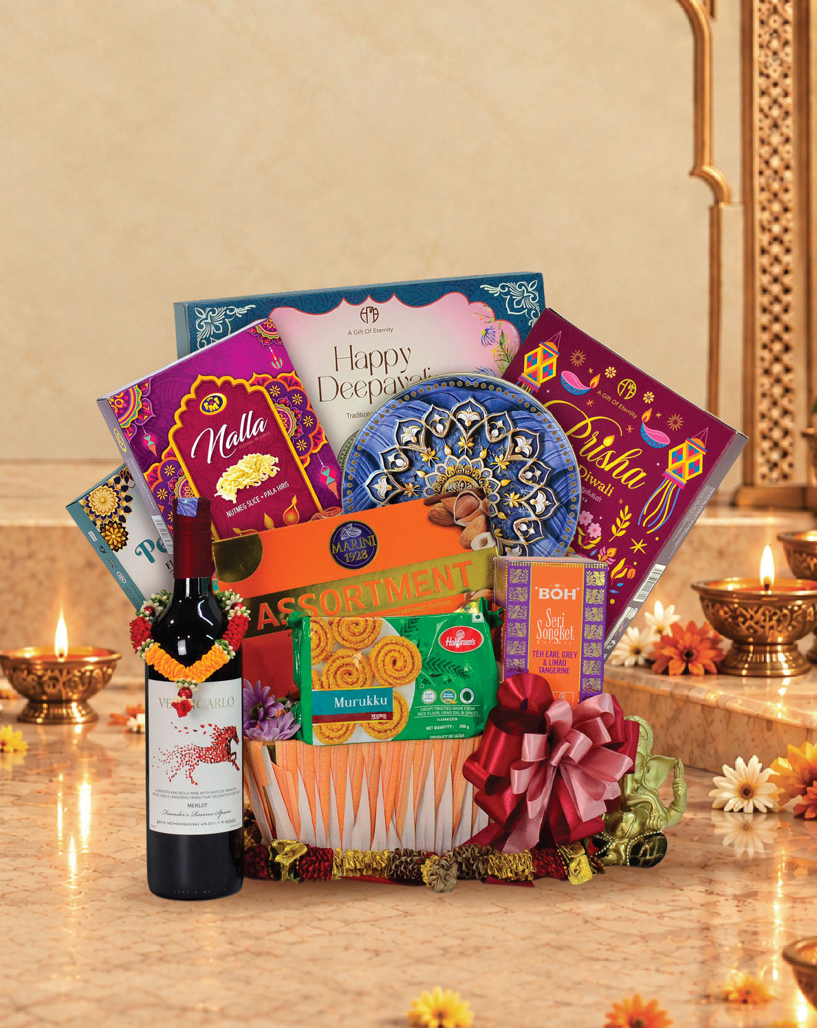 Joyous Diwali Celebration Basket