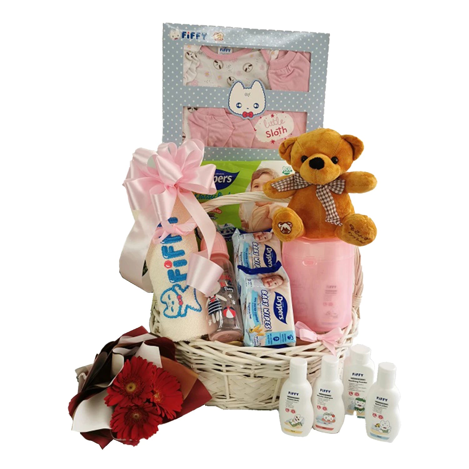 Sweet Baby Girl Newborn Hamper