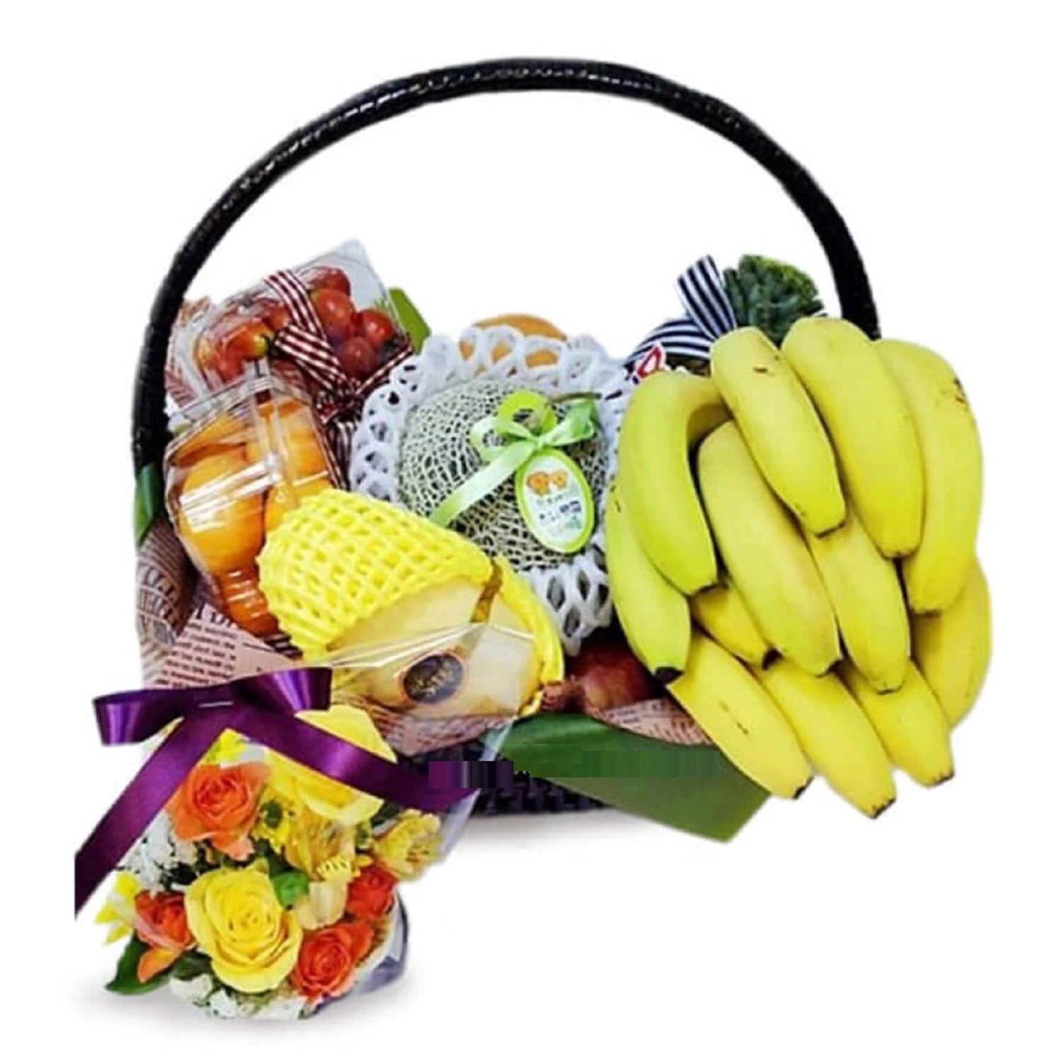 Yellow Party Fruit Basket