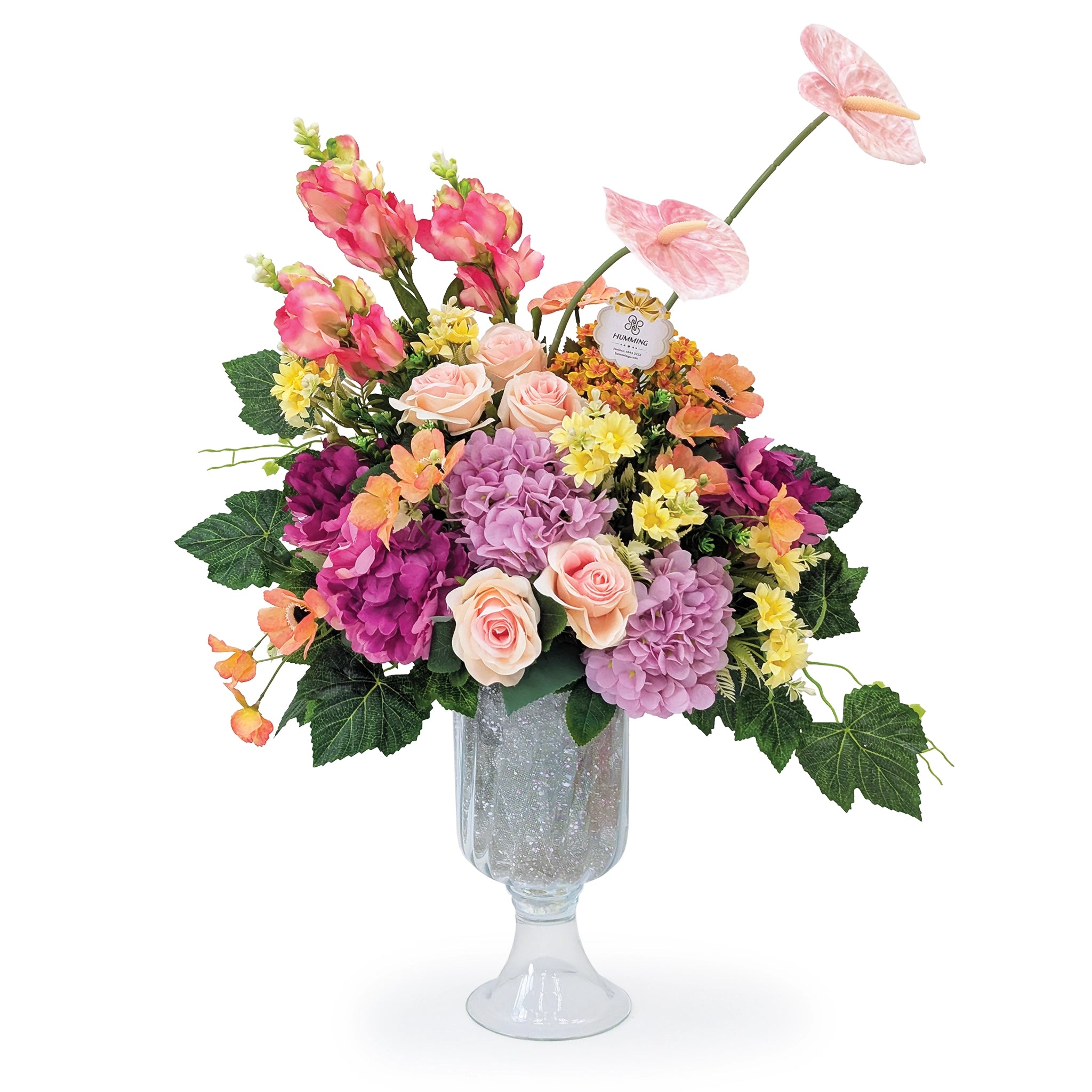 Pastel Delight Artificial Floral Arrangement
