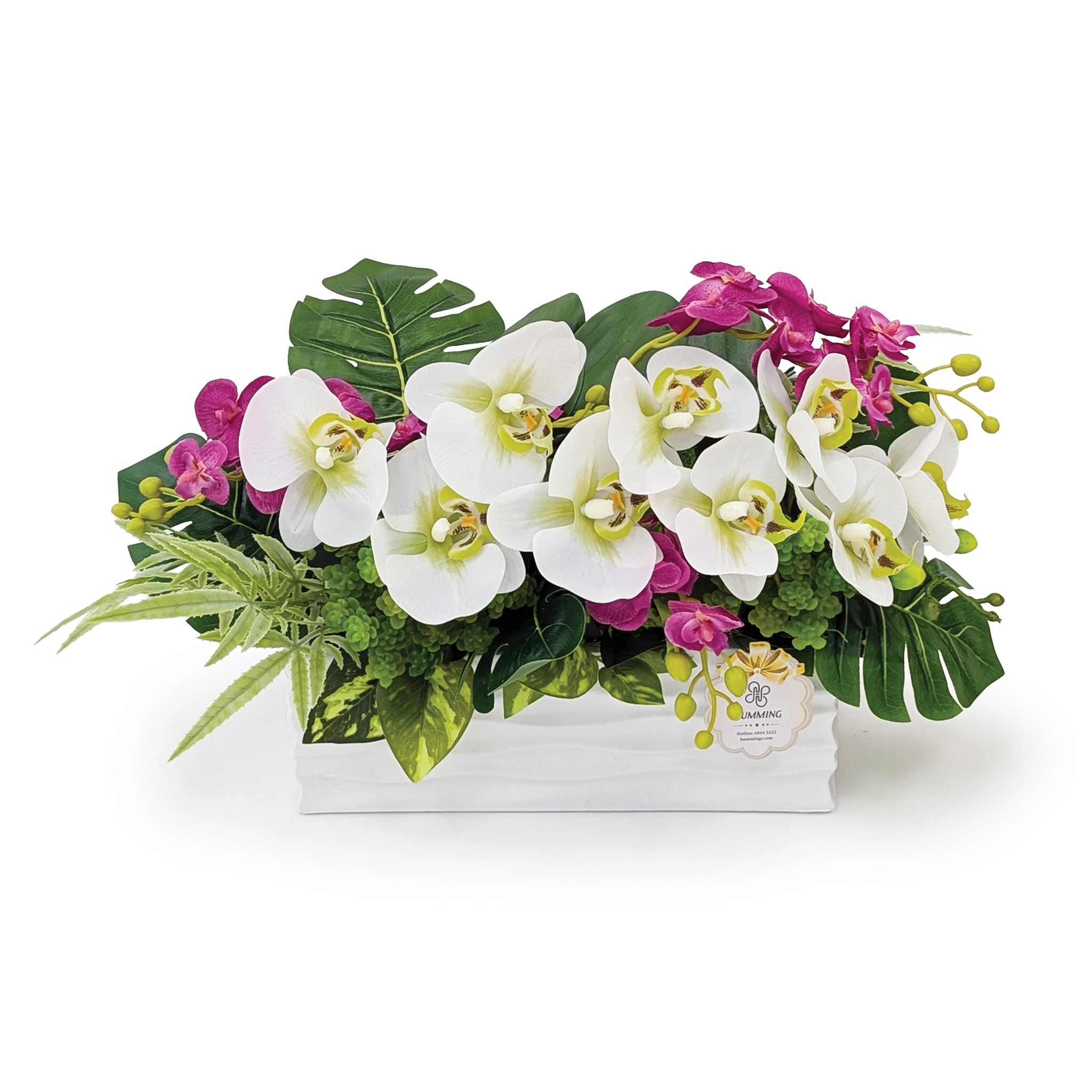 Orchid Garden Artificial Floral Arrangement