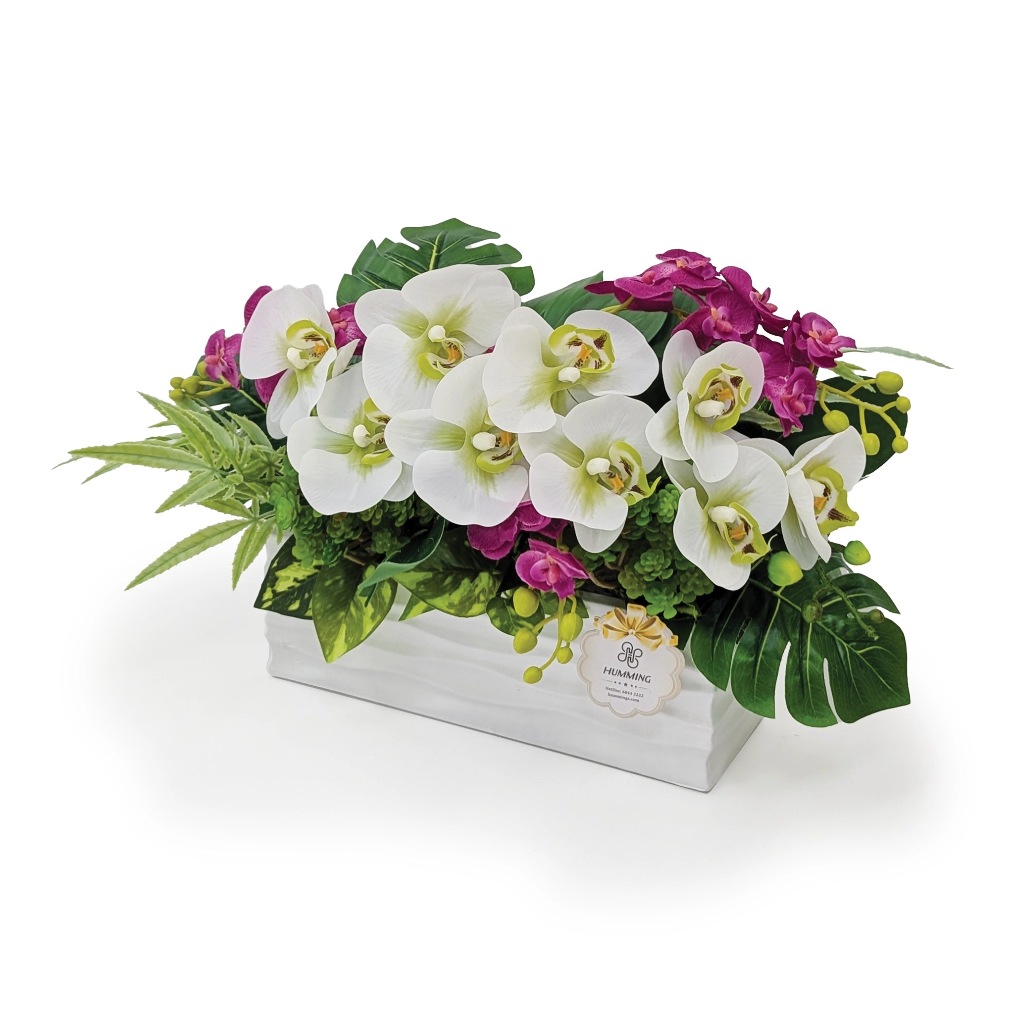 Orchid Garden Artificial Floral Arrangement