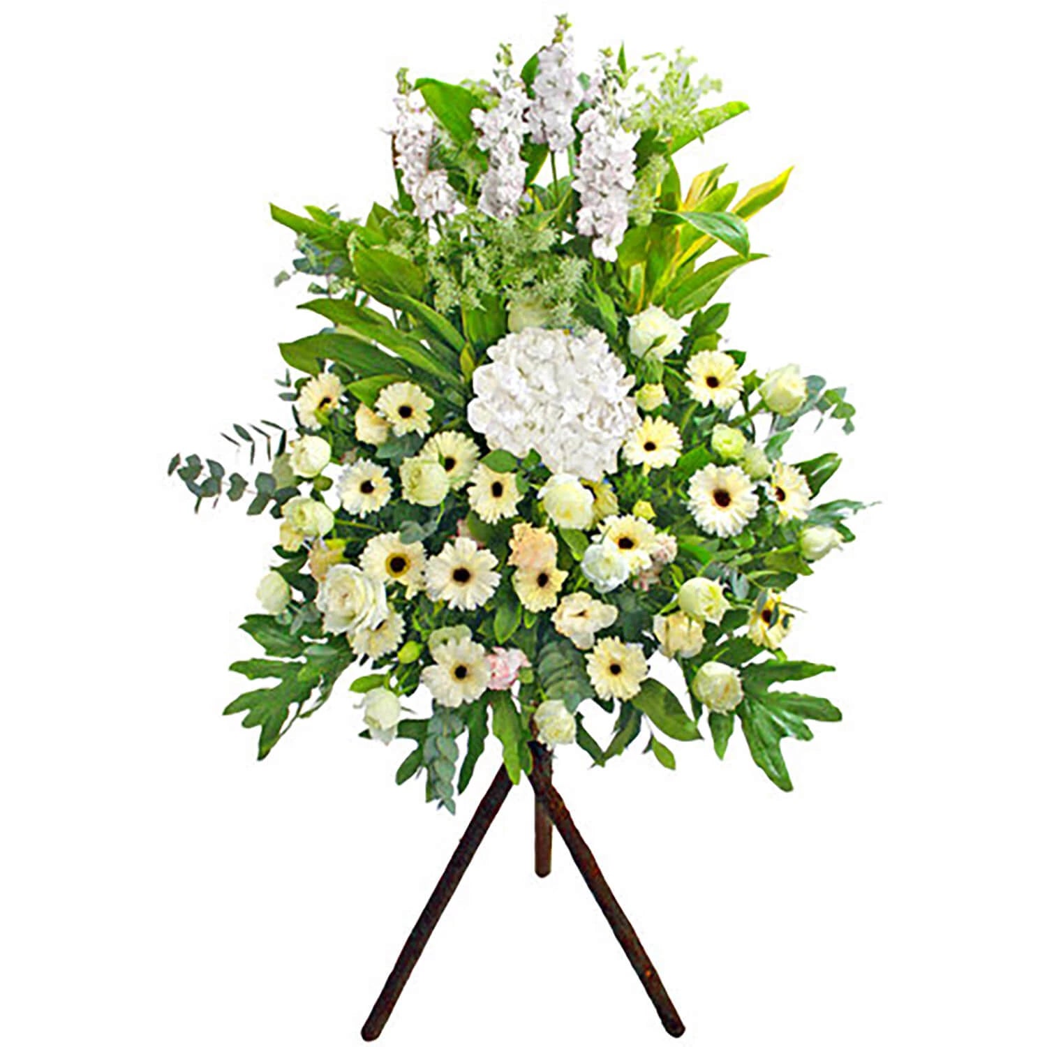 Serenity of Solace Condolences Flower Stand