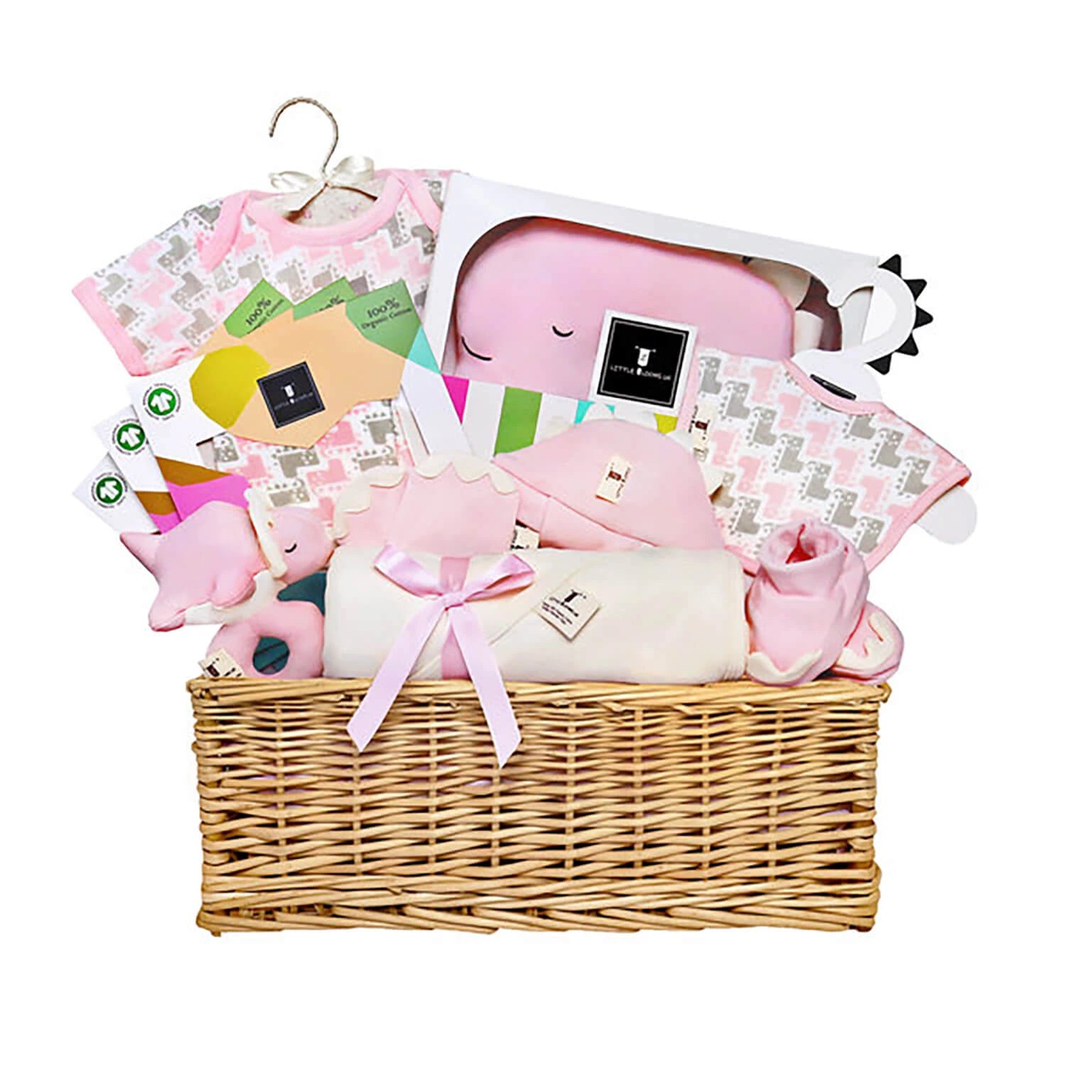Little Blooms Deluxe Organic Cotton Baby Gift Hamper