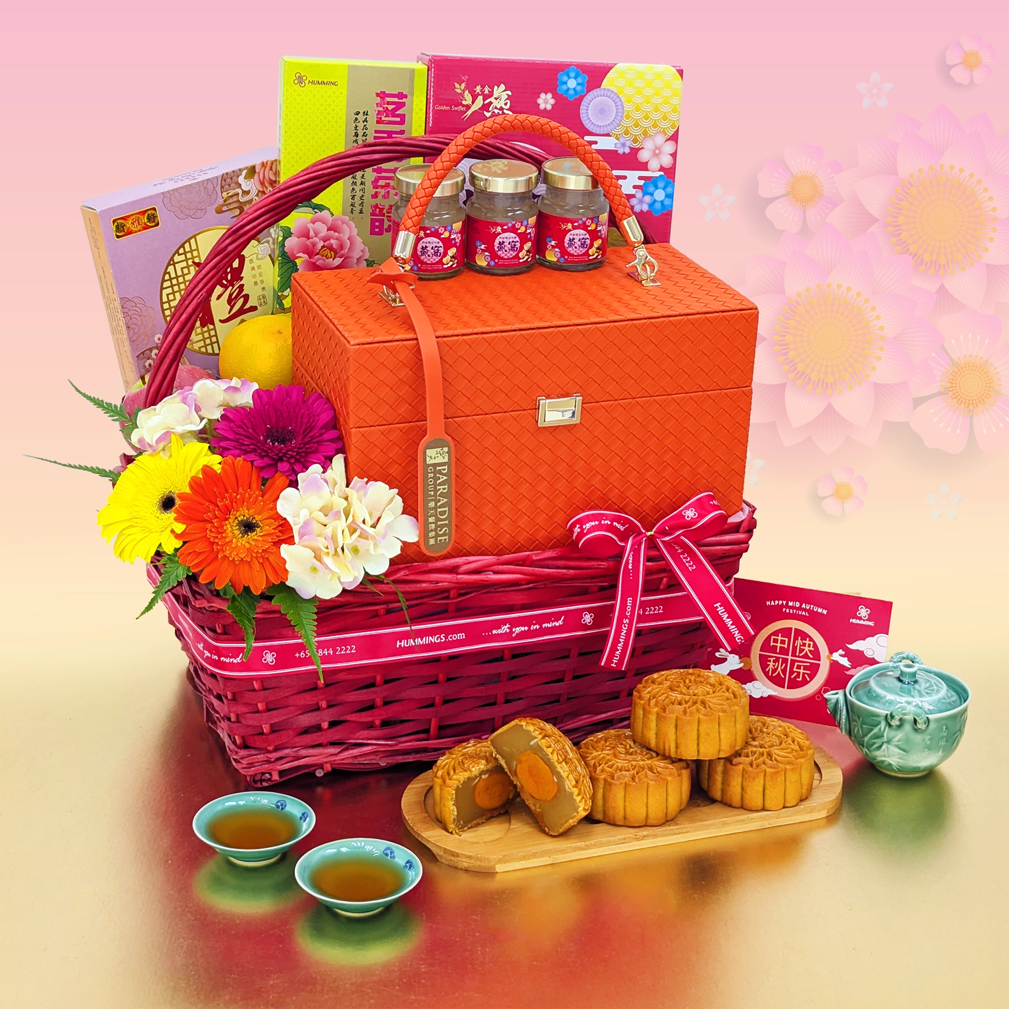 Autumn Traditions Mid-Autumn Mooncake & Bird's Nest Gift Hamper