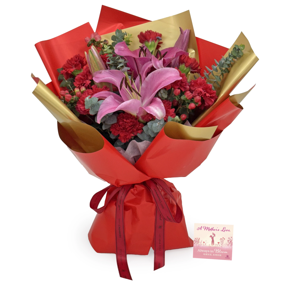 Harmony Lily Hand bouquet