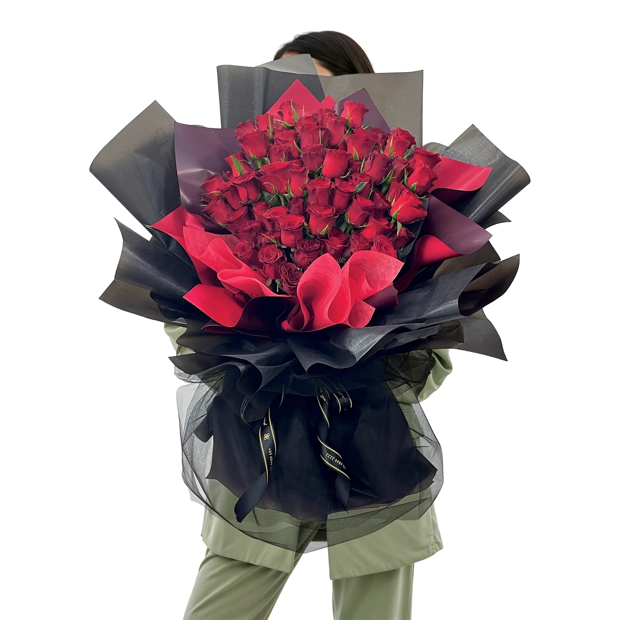 Velvet Rose Hand Bouquet