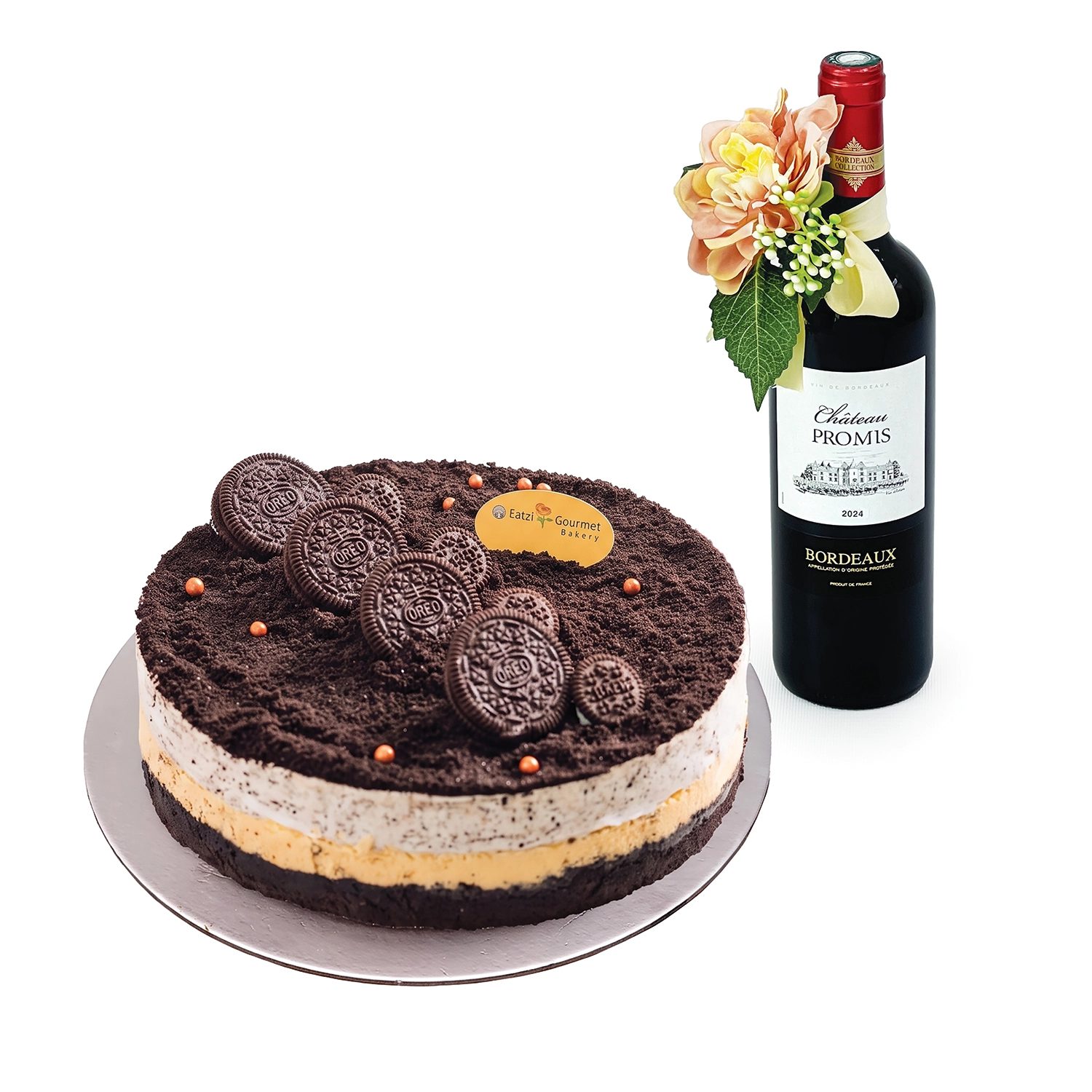 Jolly Celebration (Oreo Cheese Cake + Wine)