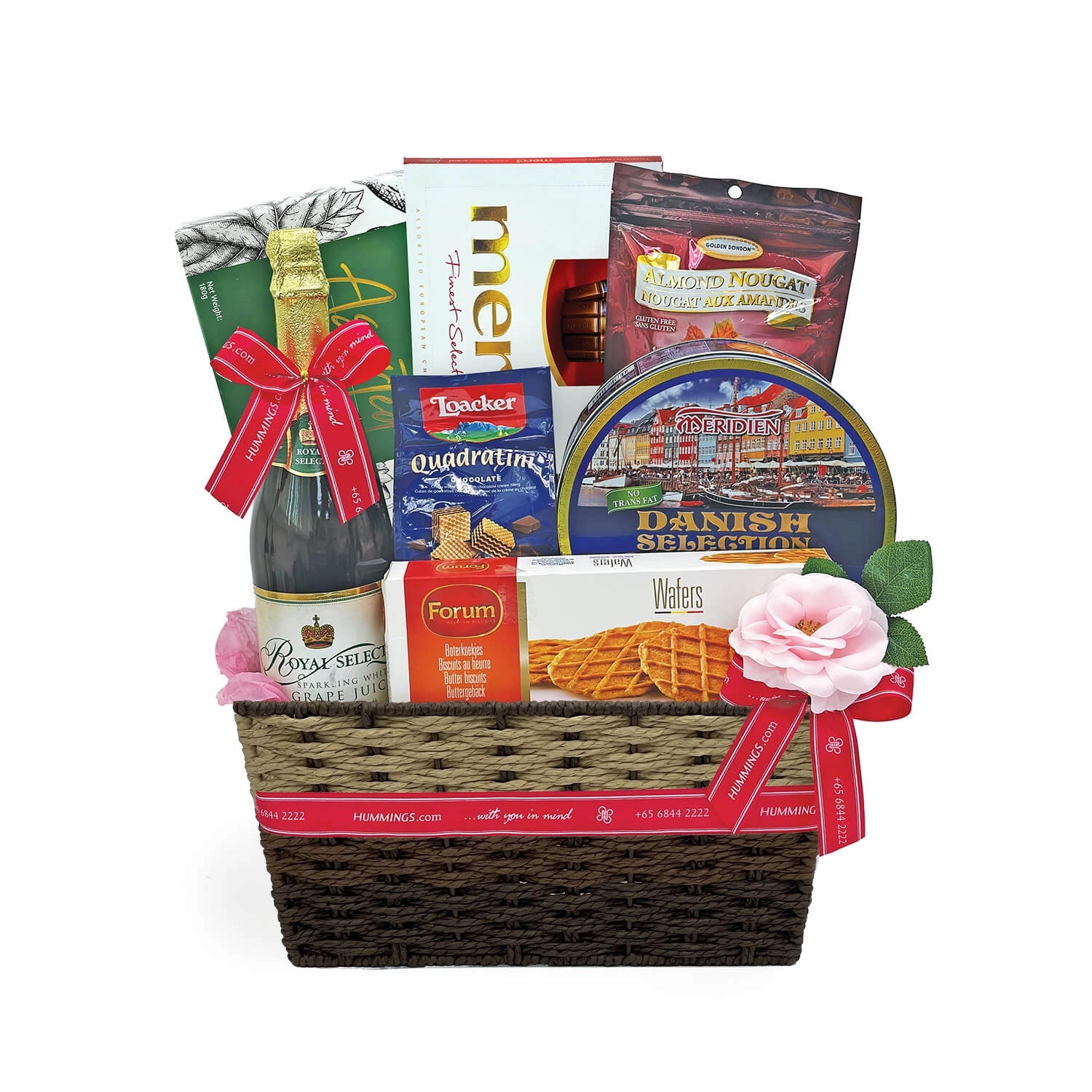 Gourmet Flair Gift Hamper (With Sparkling Juice)