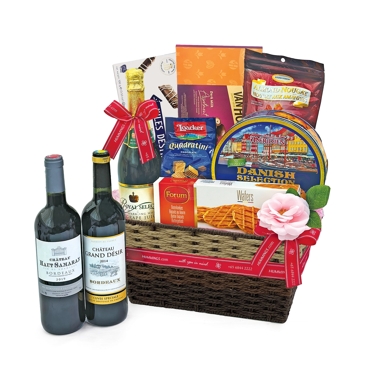 Gourmet Flair Gift Hamper (With Wines)
