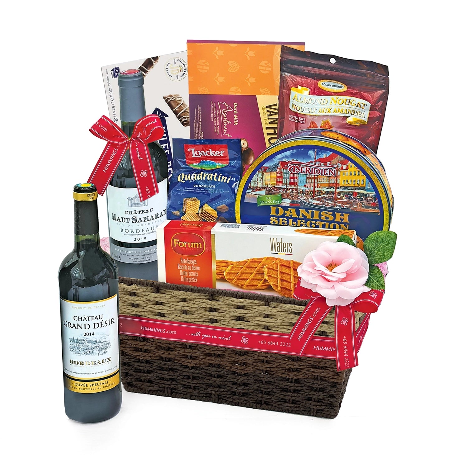 Gourmet Flair Gift Hamper (With Wines)
