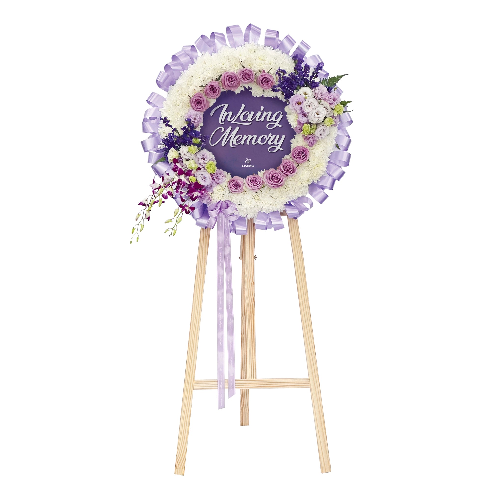 Blooming Legacy Condolence Wreath