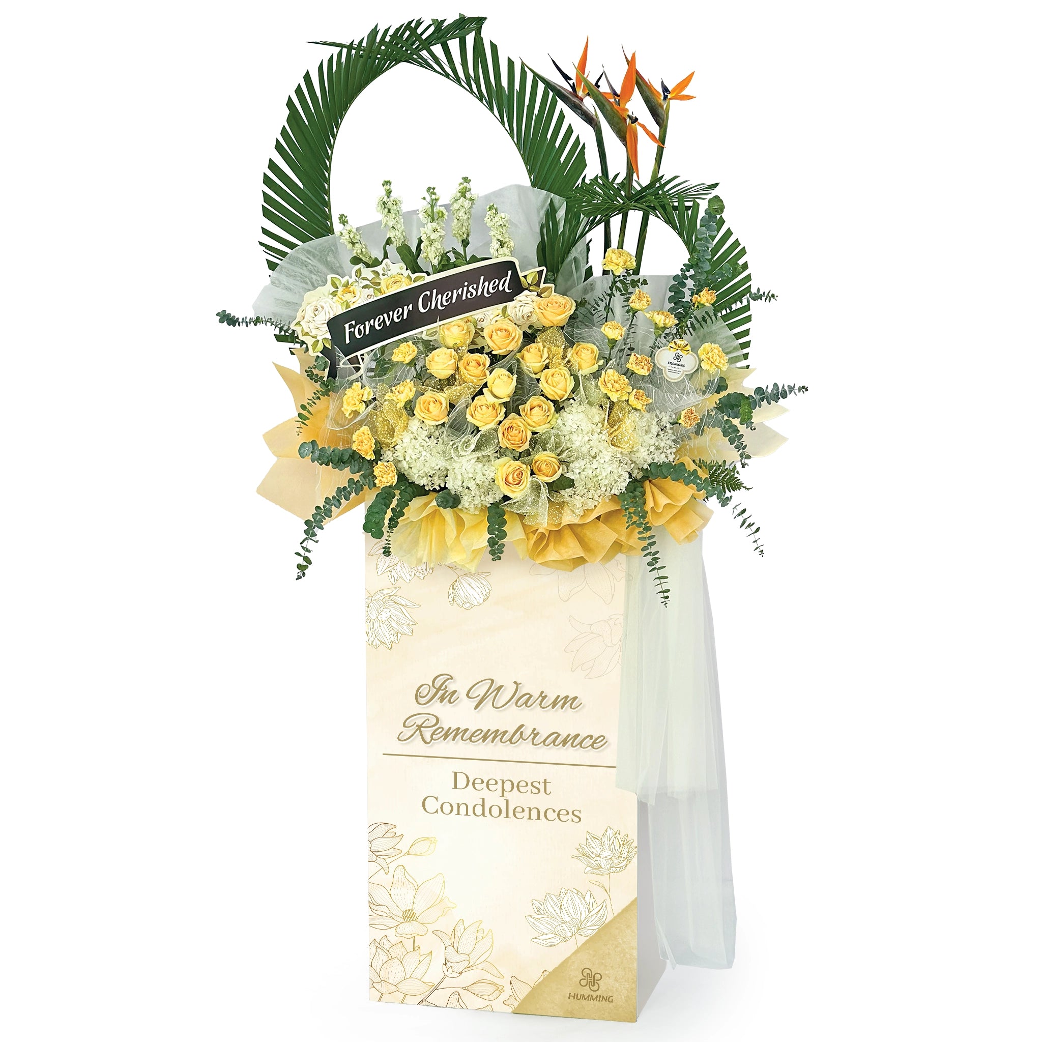 Everlasting Light Condolence Wreath
