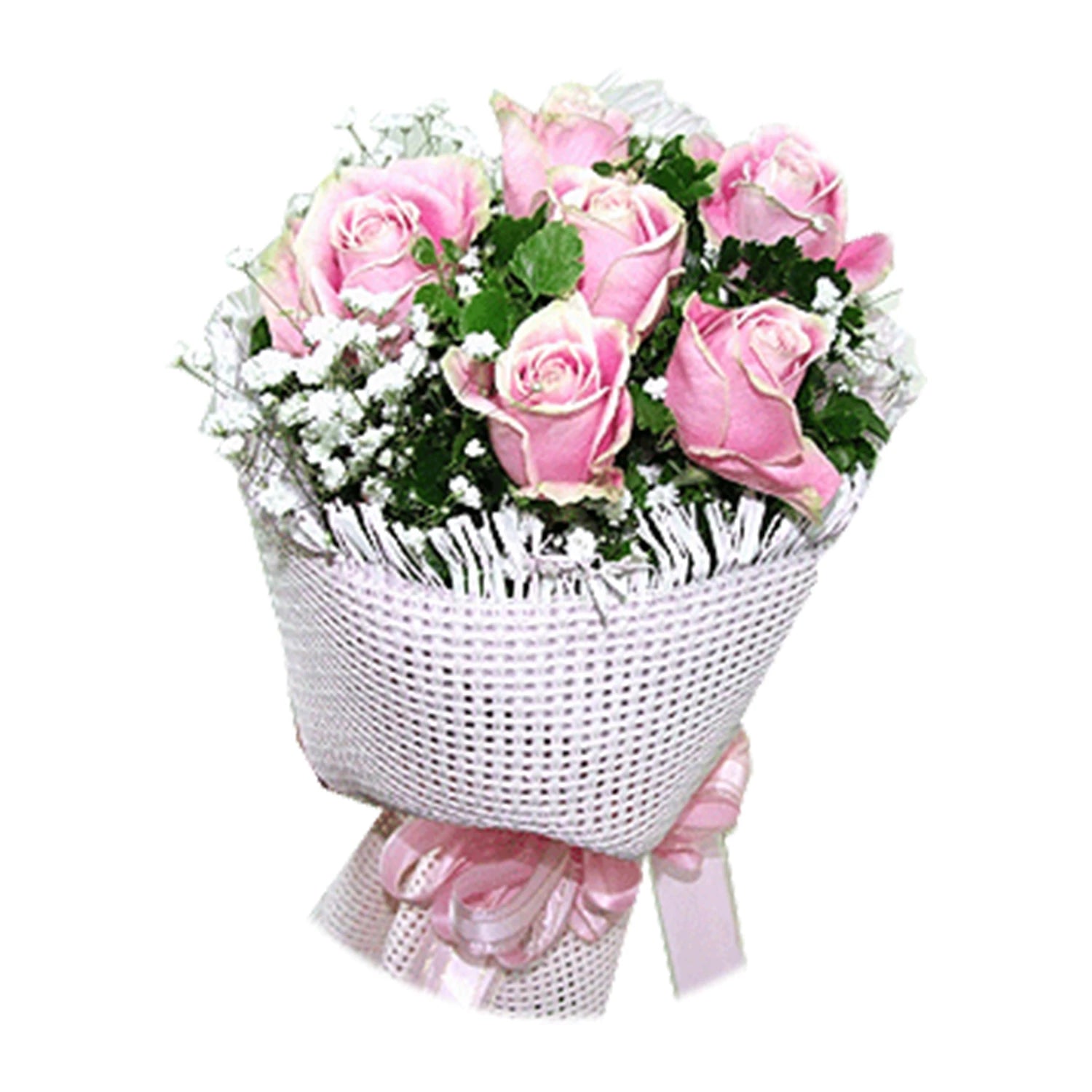 Rosy Pink Hand Bouquet
