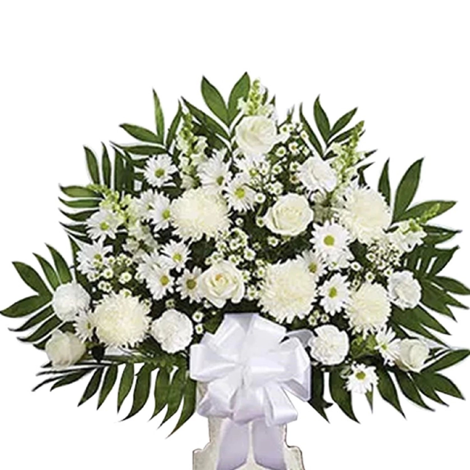 White Sympathy Floor Basket