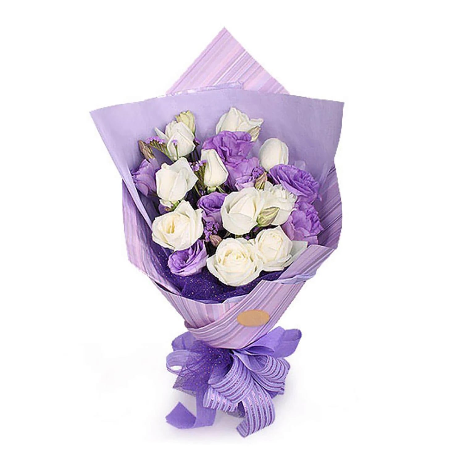 Playful Purple Hand Bouquet