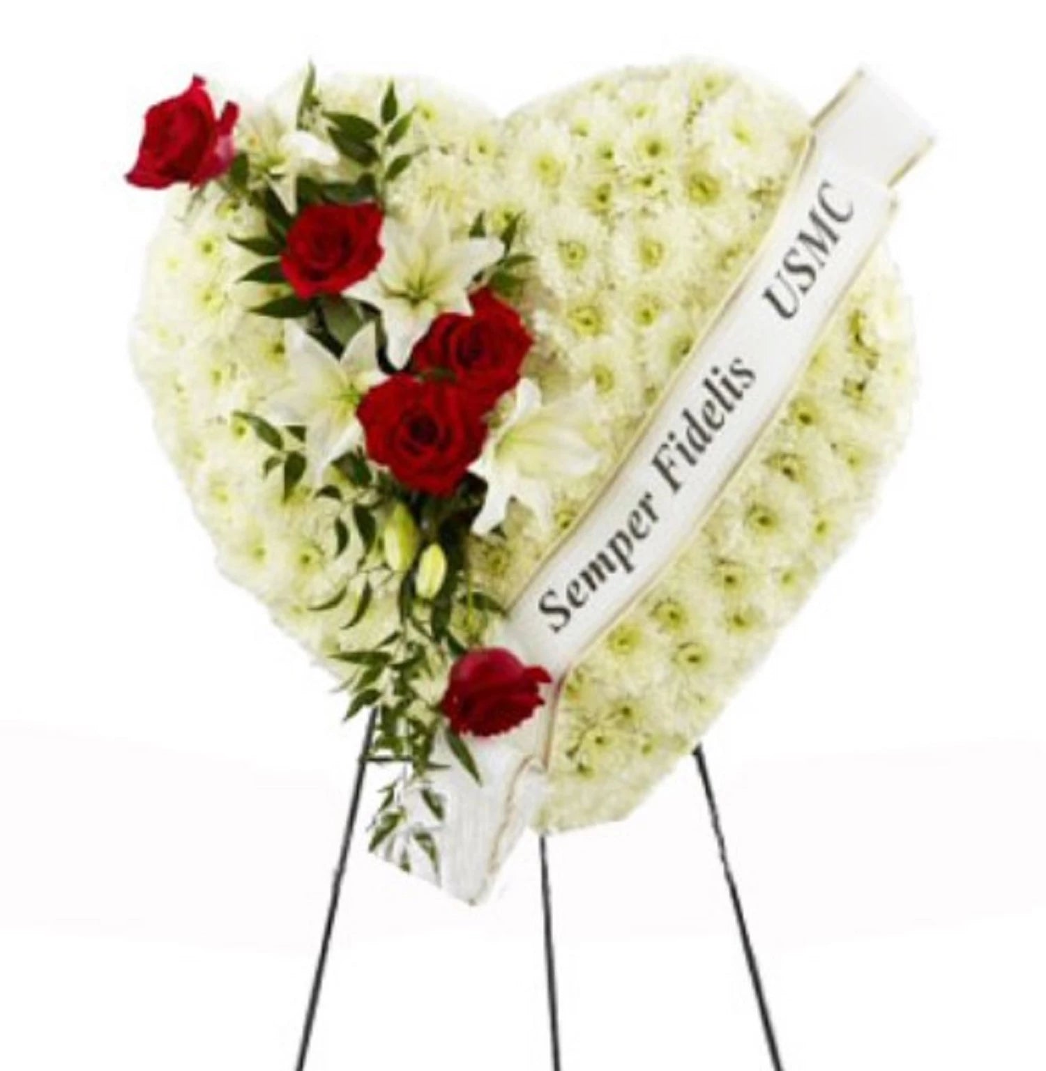 White Reminiscence<br>Condolence Wreath