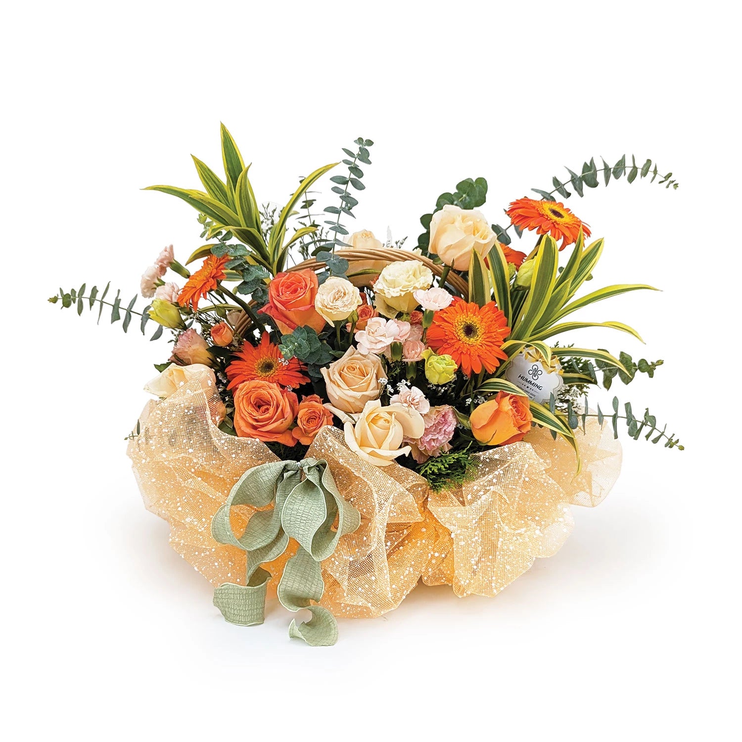 Harvest Basket Table Flowers