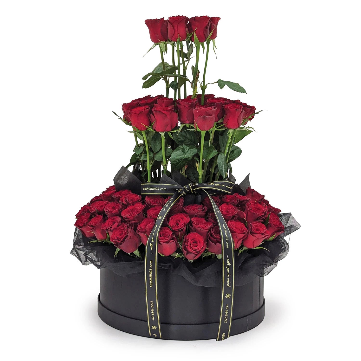 Ruby Devotion Table Flowers